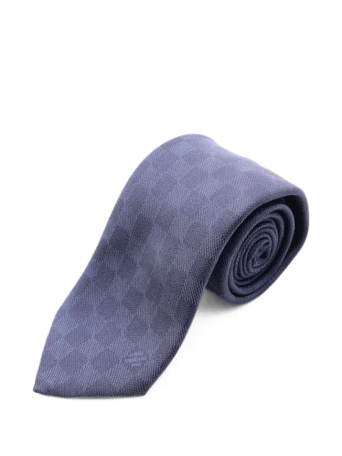 Louis Vuitton Pre-Owned 2016 Damier classic tie Blue 1102576