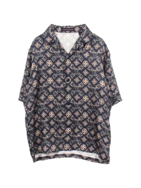 Louis Vuitton Pre-Owned 2010s Monogram shirt Blue 1102771