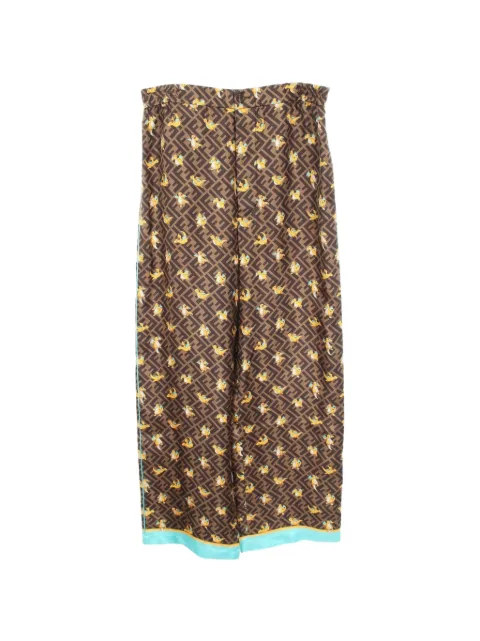 Fendi Pre-Owned x FRGMT & Pokémon Dragonite Zucca trousers Brown 1104365