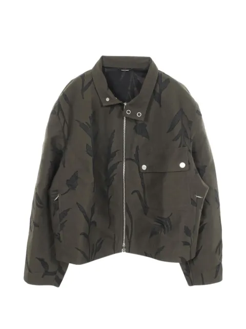 Hermès Pre-Owned 2010s Hervier Deperlan military jacket Green 1103099