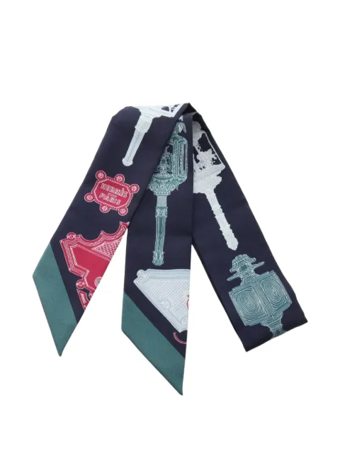 Hermès Pre-Owned 2010s Wonderful Lanterns scarf Black 1100462
