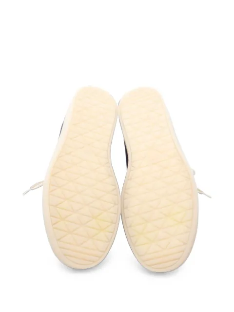 Prada Pre-Owned 2020s Lane triangle-logo low-top sneakers Blue 1104418