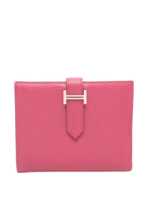 Hermès Pre-Owned 2017 Bearn compact bi-fold wallet Pink 1103451A