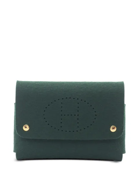 Hermès Pre-Owned 2010s GM Etuicult pouch Green 1104164