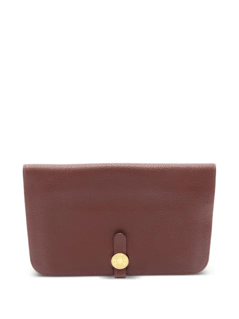 Hermès Pre-Owned 1997 GM Dogon bi-fold wallet Brown 1104111AINSQUARE
