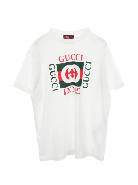 Gucci Pre-Owned 2010s Interlocking G T-shirt White 1104314