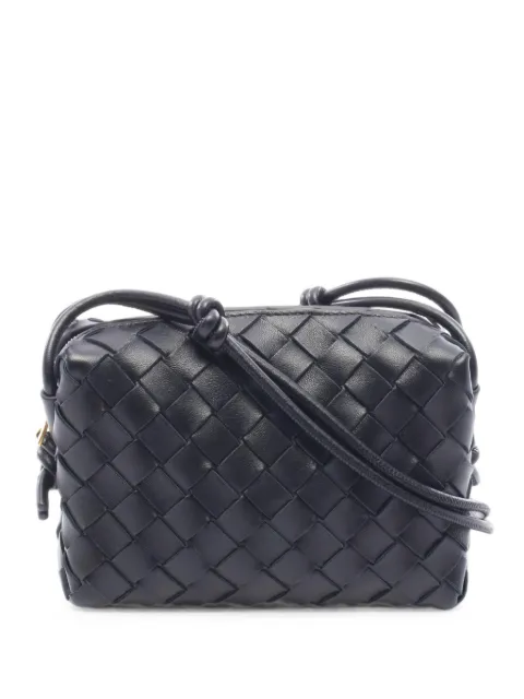 Bottega Veneta Pre-Owned 2010s mini Intrecciato Loop cross body bag Black 1103998