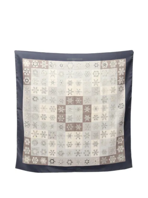 Hermès Pre-Owned 2000s Winter Fires scarf Neutrals 1102725