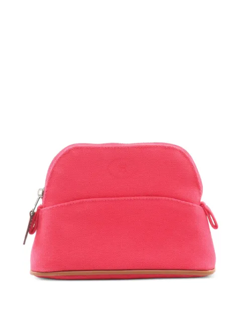 Hermès Pre-Owned 2010s 15 mini Hibiscus Polide makeup bag Pink 1094532