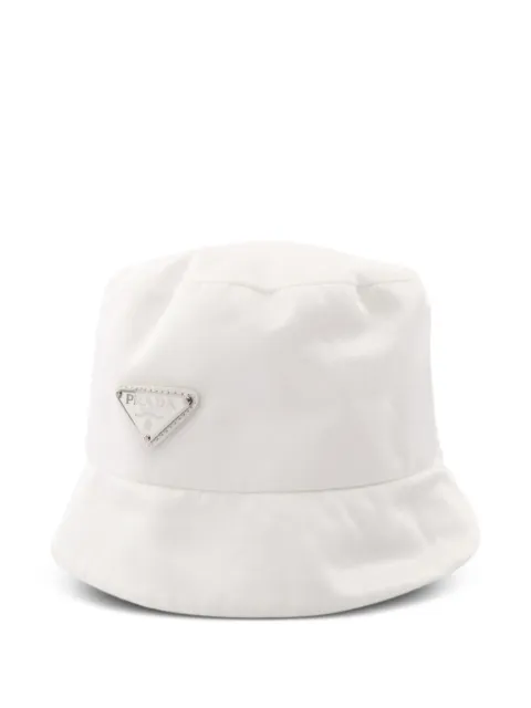 Prada Pre-Owned xAdidas 2010s Re-Nylon bucket hat White 1098998