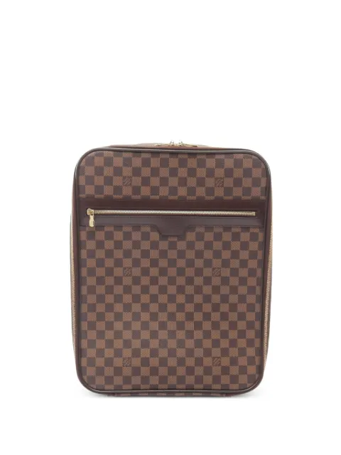Louis Vuitton Pre-Owned 2006 45 Pegase Damier Ebene canvas suitcase Brown 1104093SP0066
