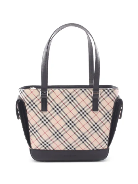 Burberry Pre-Owned 2010s Nova Check tote bag Neutrals 1104762