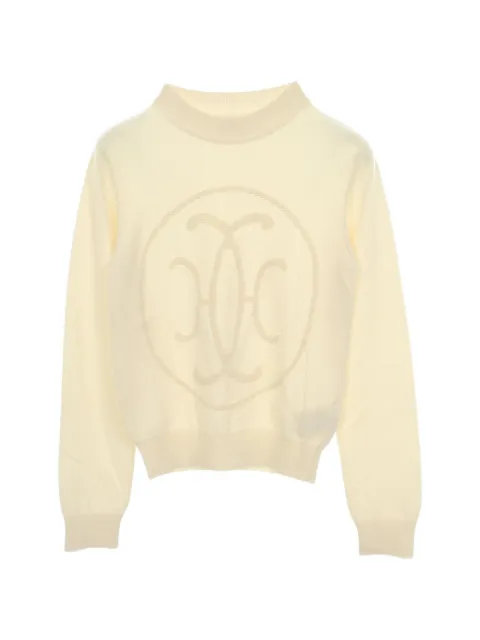 Hermès Pre-Owned 2010s H Lift crew-neck sweater Yellow 1089016