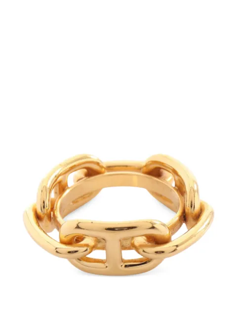 Hermès Pre-Owned 2010s Chaîne d'Ancre scarf ring Gold 1100829