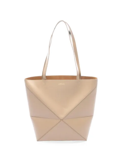 Loewe Pre-Owned 2010s medium Puzzle tote bag Neutrals 1098684