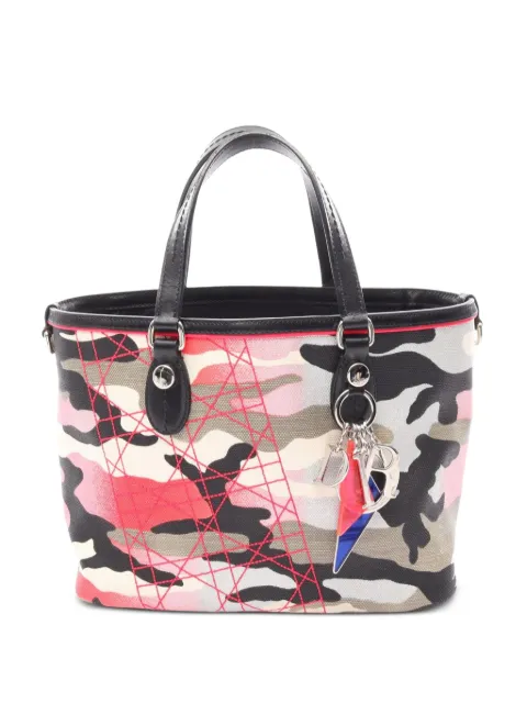 Christian Dior Pre-Owned x Anselm Reyle 2010s camouflage tote bag Black 1103553