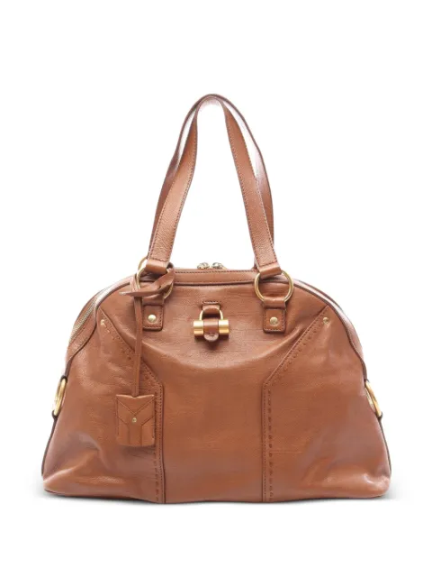 Saint Laurent Pre-Owned 2000s Muse tote bag Brown 1104145