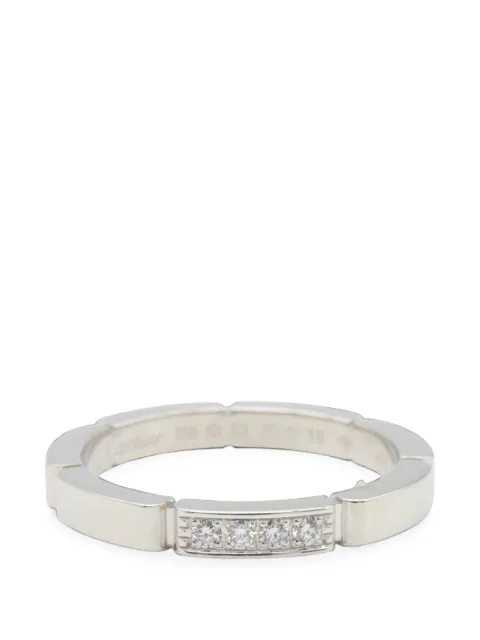 Cartier 2010s Maillon Panthère diamond ring Silver 1103643RR1918