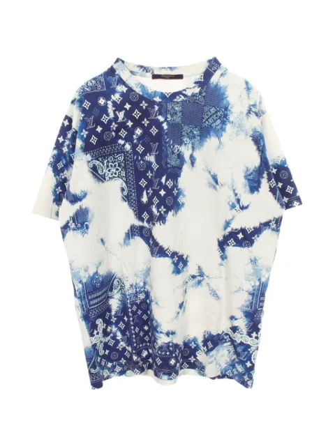 Louis Vuitton Pre-Owned 2010s Monogram bandana-print T-shirt White 1083155