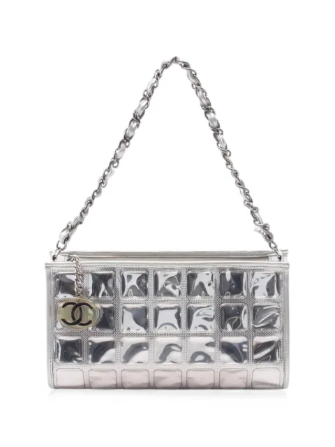 CHANEL Pre-Owned 2006-2008 Ice Cube chain handbag Silver 110513411908315