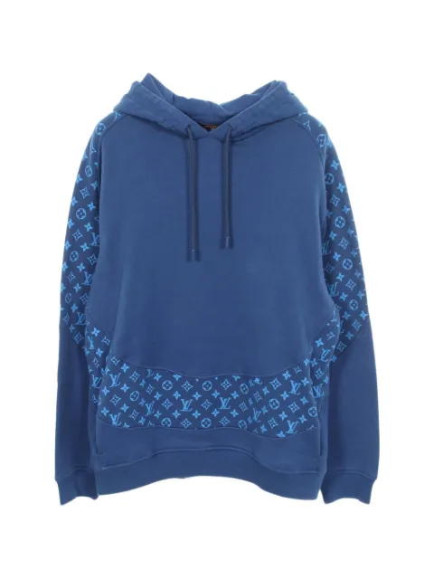 Louis Vuitton Pre-Owned 2010s Monogram Circle Cut hoodie Blue 1104315