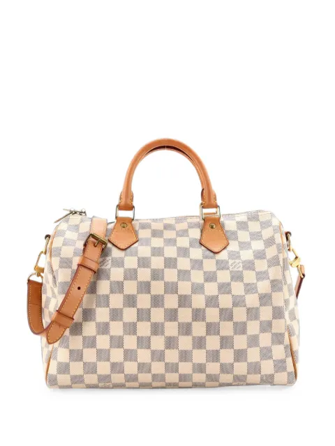 Louis Vuitton Pre-Owned Speedy Bandouliere Bag Damier 30 shoulder bag White HMNBM12NI3SEF5EJ