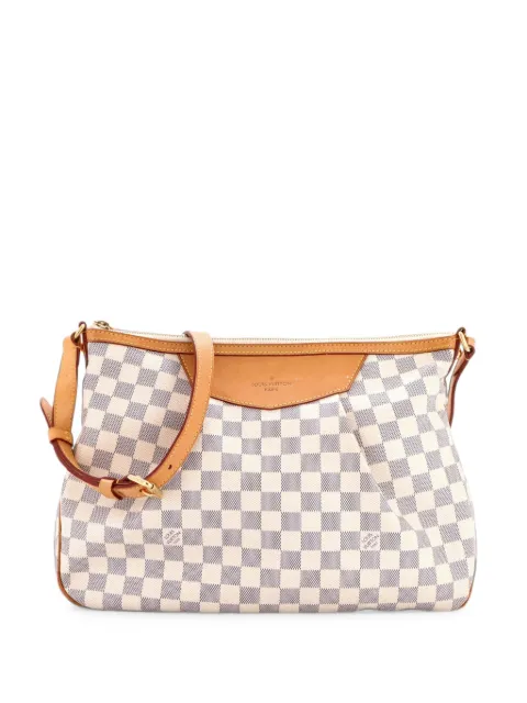Louis Vuitton Pre-Owned Siracusa Handbag Damier MM shoulder bag White OTWAVZFJBIOENU8V