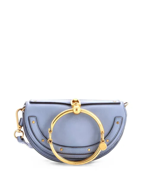 Chloé Pre-Owned Nile Leather Mini crossbody bag Blue GNKO4SXKO03NI4A5