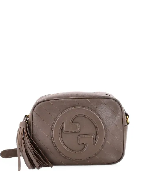 Gucci Pre-Owned Blondie NM Camera Shoulder Bag Diagonal Quilted Leather Small crossbody bag Brown G5LZ586Z4FPUPPAB
