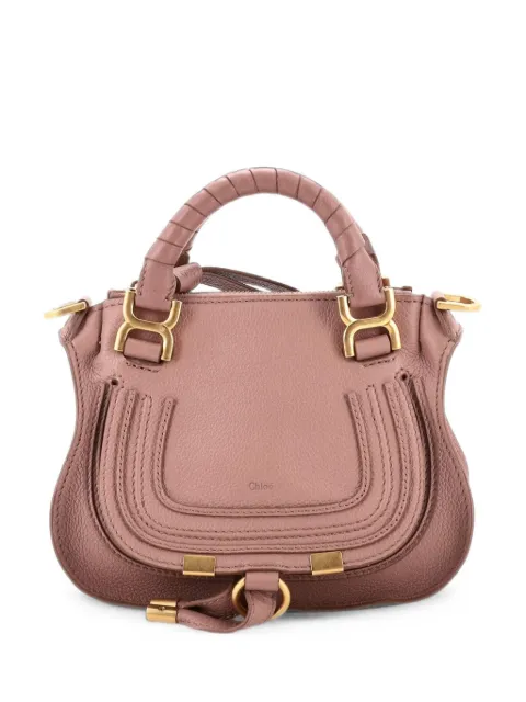 Chloé Pre-Owned Marcie Satchel Leather Baby crossbody bag Pink F260V7NLHSTB2RY7