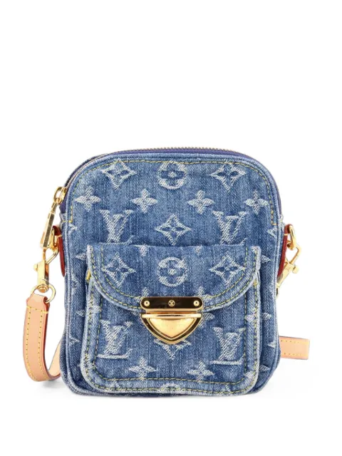 Louis Vuitton Pre-Owned Fairfax Pochette LV Remix Monogram Denim crossbody bag Blue MU3Z1KDTI0FBLF4O
