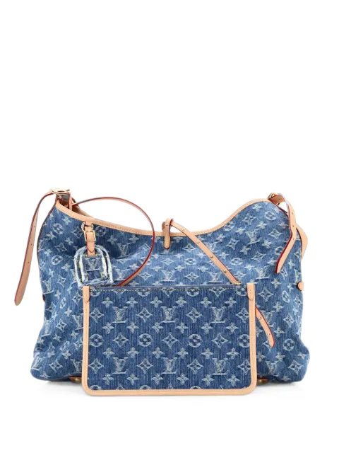 Louis Vuitton Pre-Owned CarryAll Monogram Denim MM hobo bag Blue TKKNBBNOL6B03FSE