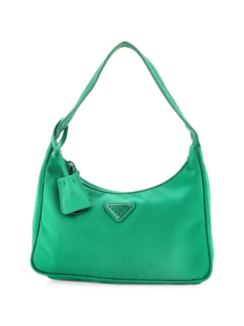 Prada Pre-Owned Re-Edition 2000 Tessuto Mini hobo bag Green ERBHLOQK8SI9XX8G