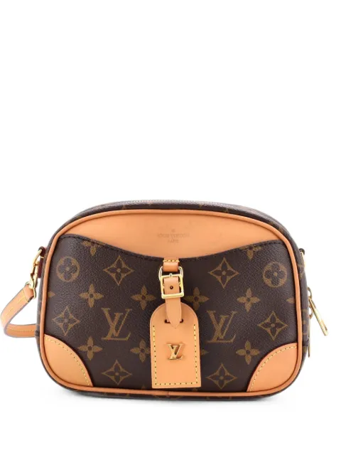 Louis Vuitton Pre-Owned Deauville Handbag Monogram Canvas Mini crossbody bag Brown DYCG167UC1YHU1YL