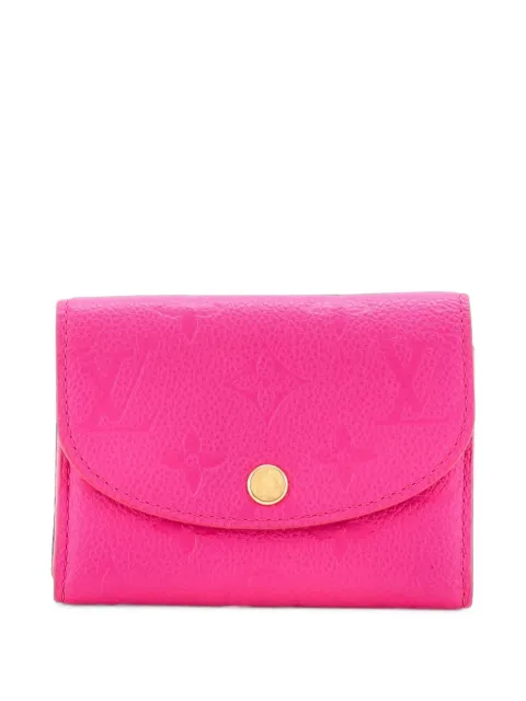 Louis Vuitton Pre-Owned x Takashi Murakami Rosalie Coin Purse Monogram Empreinte Leather small wallets Pink DVY7W5OD939PVC2B