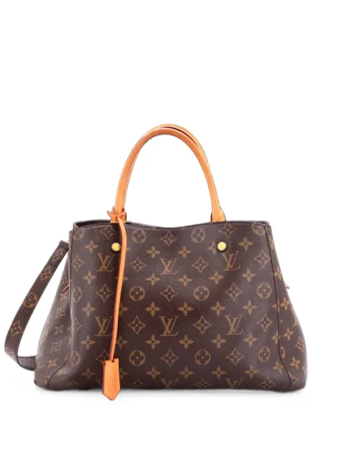 Louis Vuitton Pre-Owned Montaigne Handbag Monogram Canvas MM tote bag Brown EMUYTL928Z50W6OS