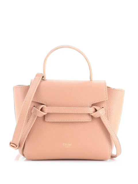 Celine Pre-Owned Belt Bag Textured Leather Pico shoulder bag Neutrals CT2ZWJWJT7VM6Z43