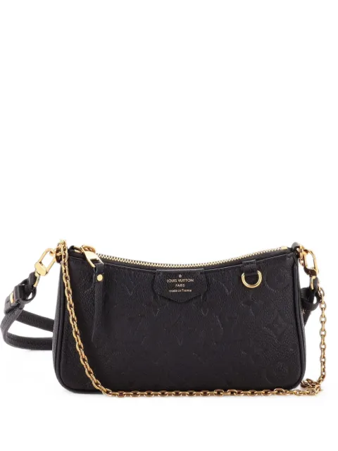 Louis Vuitton Pre-Owned Easy Pouch on Strap Monogram Empreinte Leather shoulder bag Black S6T092Y25Z6145JF