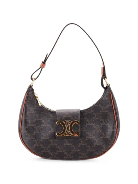 Celine Pre-Owned Ava Triomphe Bag Triomphe Coated Canvas shoulder bag Brown RE7T97JMLGXG8IRF