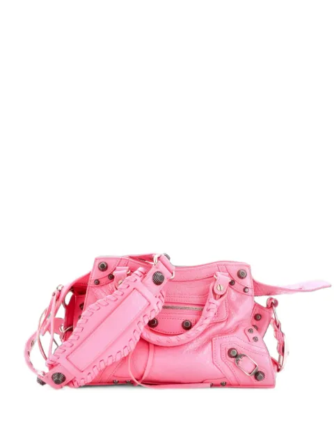 Balenciaga Pre-Owned Neo Cagole City Bag Leather XS shoulder bag Pink AP82LL7Q61D39XML