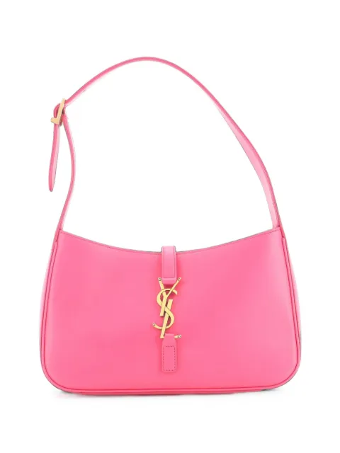 Saint Laurent Pre-Owned Le 5 a 7 Leather Small hobo bag Pink 7CQBS9UVHD43B68K
