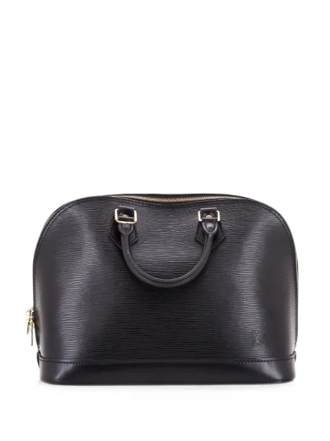 Louis Vuitton Pre-Owned Alma Handbag Epi Leather PM satchel Black A230ZZ2TE2LDTLSZ