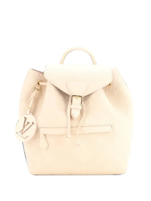 Louis Vuitton Pre-Owned Montsouris NM Monogram Empreinte Leather PM backpack Neutrals 3W1KNAH70YW36XJK
