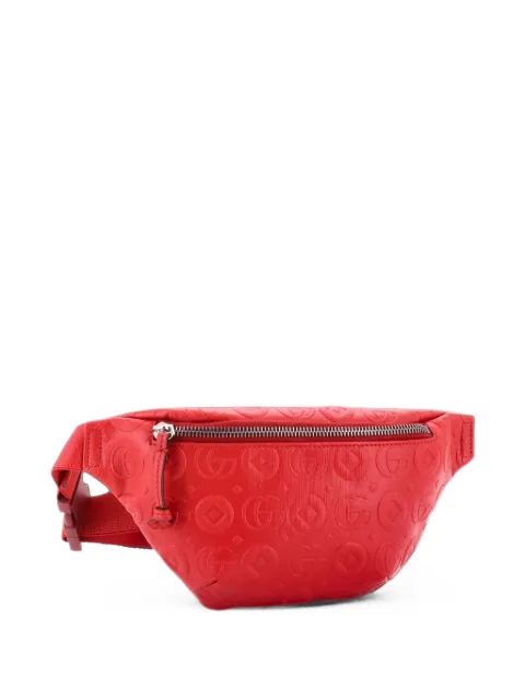 Gucci Pre-Owned Children's Embossed Leather belt bag Red 33KYVAR12065XE2U