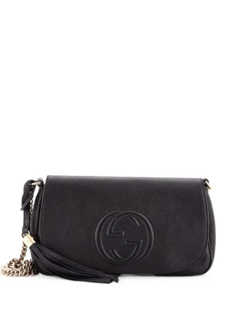 Gucci Pre-Owned Soho Chain Leather Medium crossbody bag Black YSMOCLA3WY6UDUHA