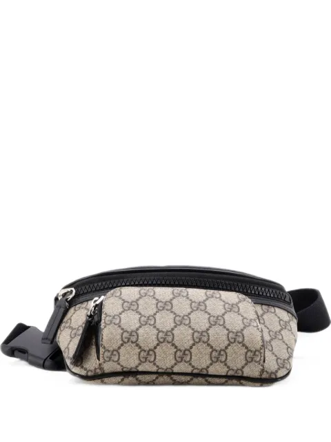 Gucci Pre-Owned Eden Waist Bag GG Coated Canvas Medium belt bag Black WN36GG5GOXQ0HMDF