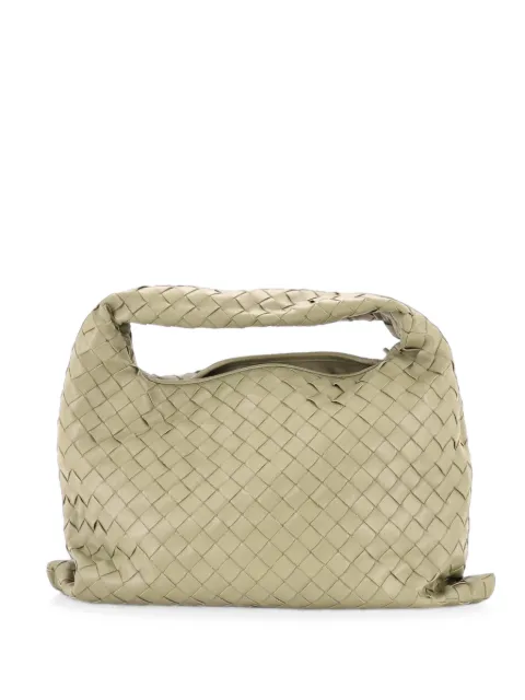 Bottega Veneta Pre-Owned Hop Intrecciato Leather Small hobo bag Neutrals Q5XW1SO519MPZ2IM