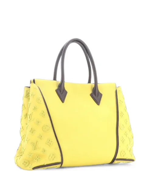 Louis Vuitton Pre-Owned W Veau Cachemire Calfskin PM tote bag Yellow UN68WRSGO4FR6ETD