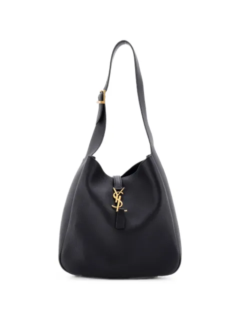 Saint Laurent Pre-Owned Le 5 a 7 Supple Leather Small hobo bag Black URJ5E5TGGLXCES6K