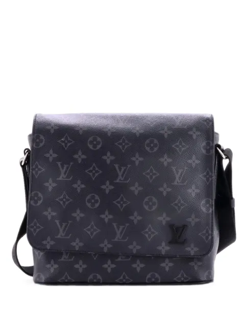 Louis Vuitton Pre-Owned District Messenger Bag Monogram Eclipse Canvas PM crossbody bag Black DDQG5OOUZVL2V70G